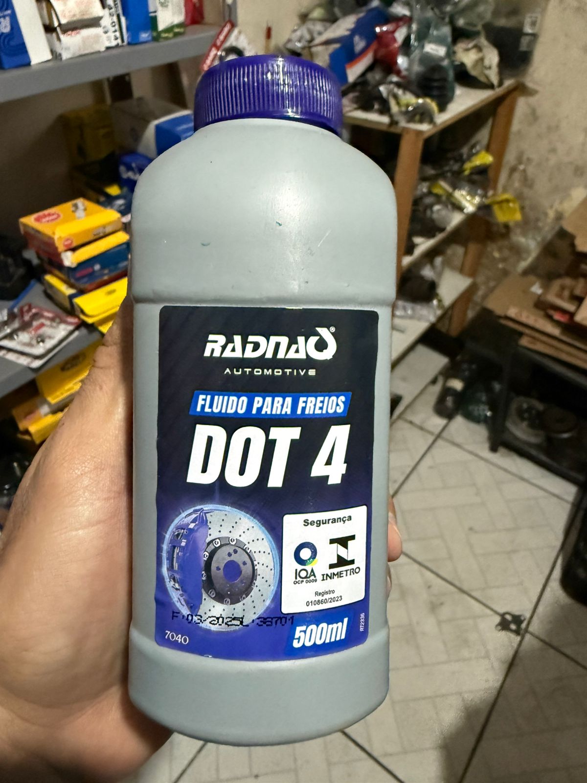 fluido de freio DOT 4
